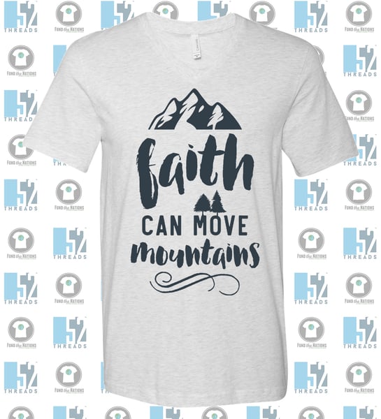 Image of Faith Can Move Mountains V-Neck