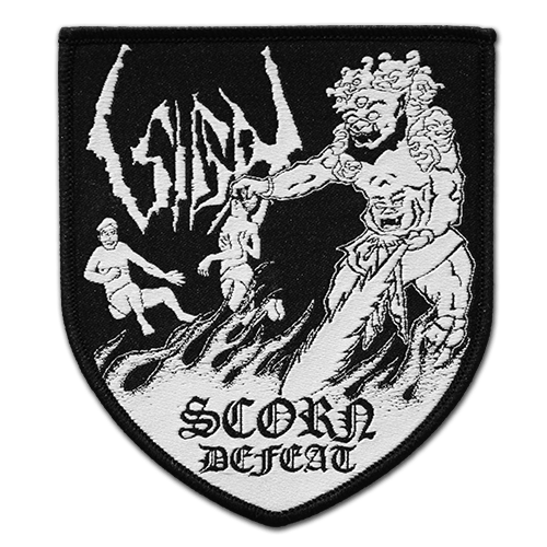 SIGH - Scorn Defeat official woven patch | Into the Abyss SIGH - Scorn Defeat official woven patch | Into the Abyss