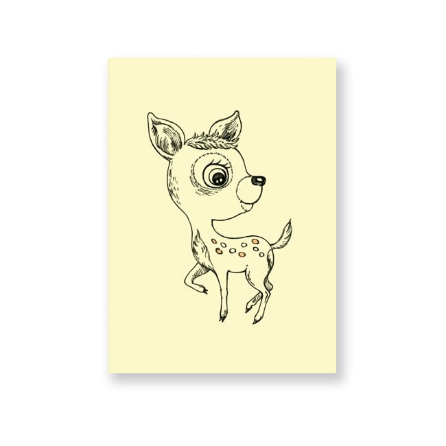 Image of Carte postale bambi 