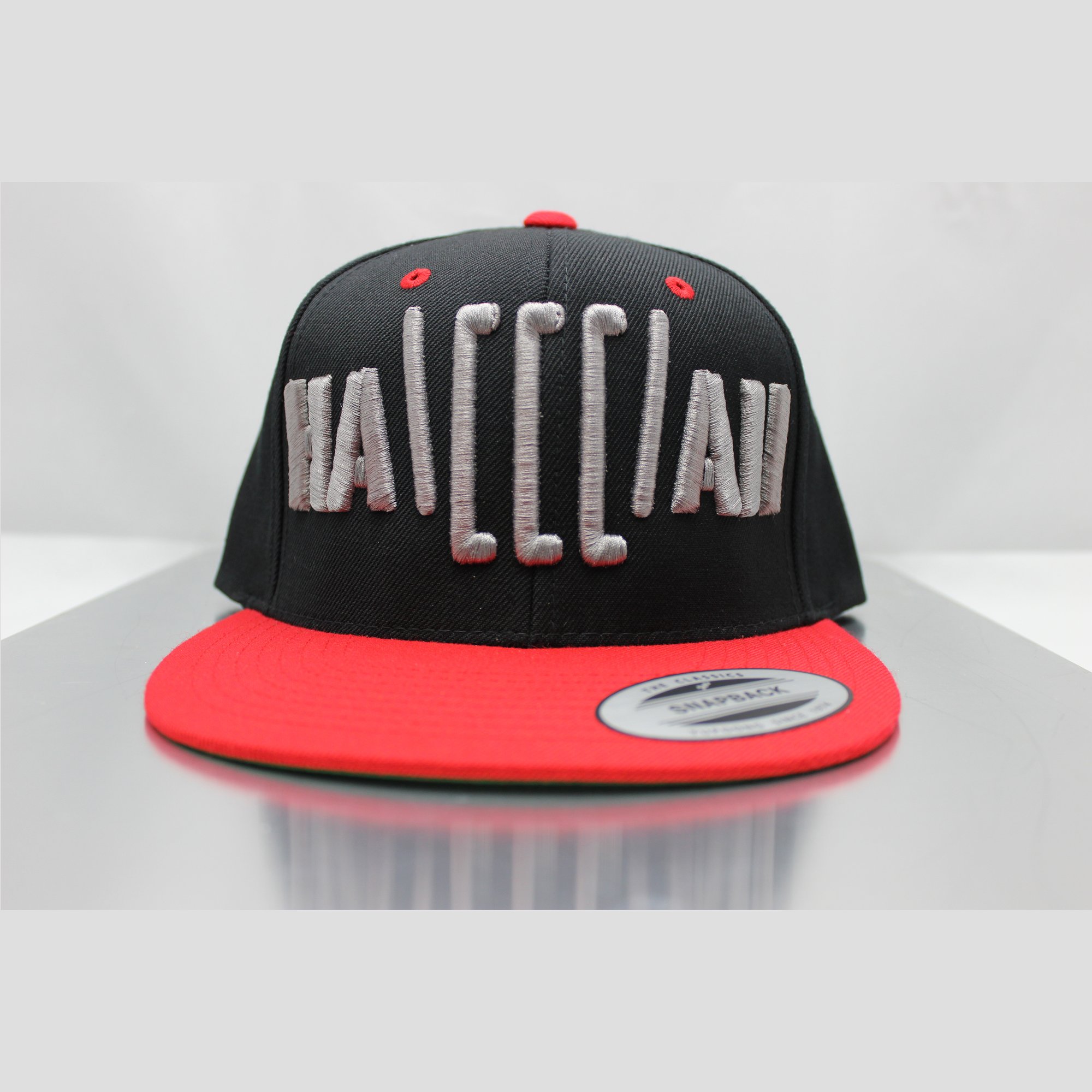 Image of HAWAII RESnapback_RED_BLK_GRY