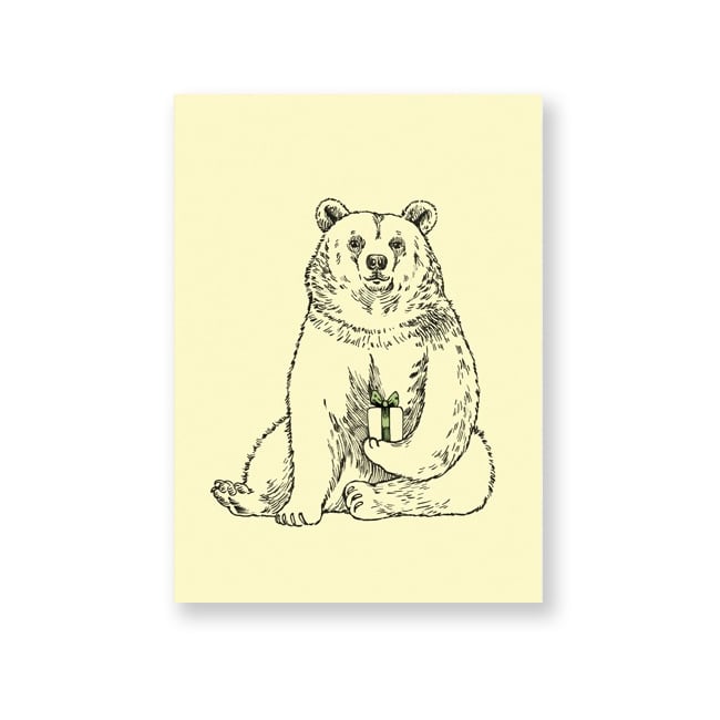Image of Carte postale Ours 