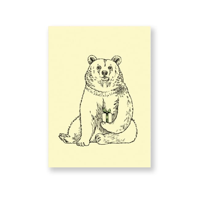 Image of Carte postale Ours