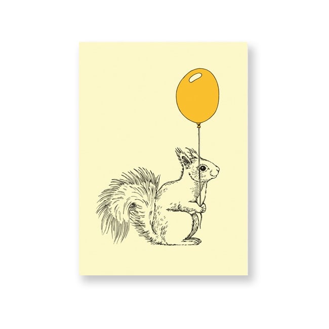 Image of Carte postale Ecureuil