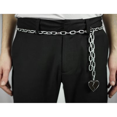 Image of Broken Heart Chain Belt