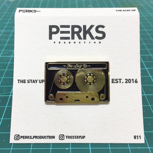 Image of The Stay Up "Cassette" Enamel Pin