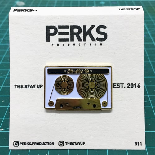 Image of The Stay Up "Cassette" Enamel Pin