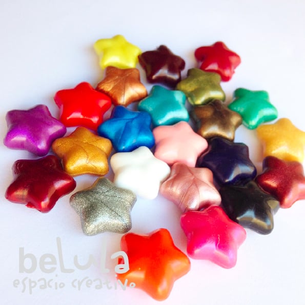 Image of Minilacre de colores en forma de estrella