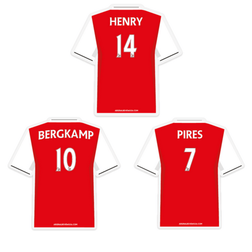 Image of Arsenal Legends Window Decal Pack