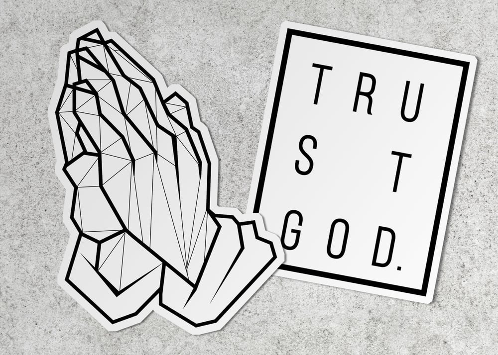 Image of "Trust God" Sticker Pack