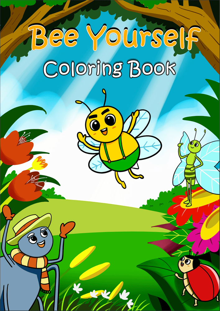 Image of Bee Yourself Colouring Book