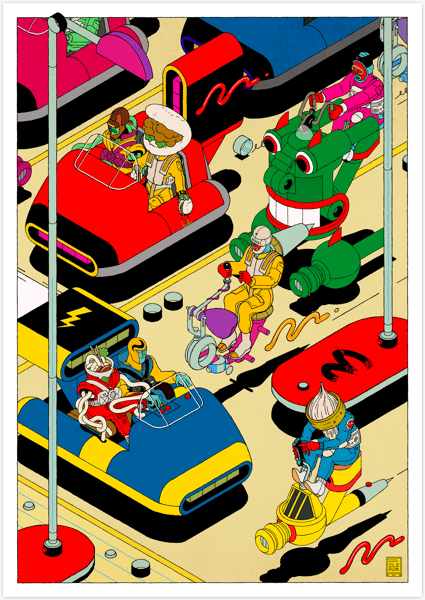 Image of Food on my Fly (59,5x84,1cm, A1)