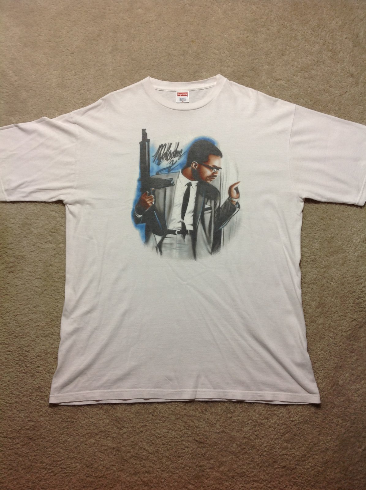 malcolm x supreme tee