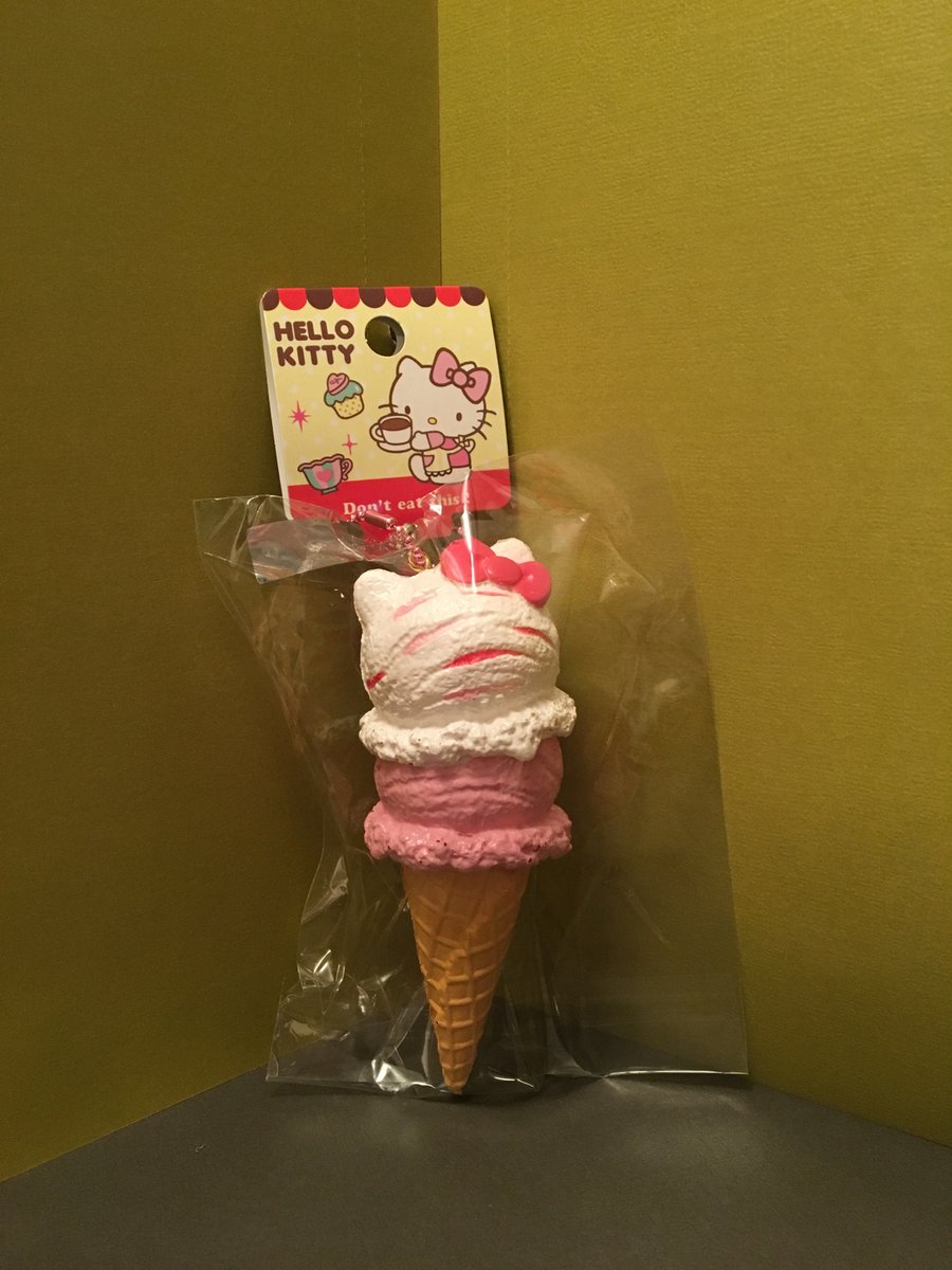 Image of Rare hello Kitty Sweet Kawaii Ice Cream Squishy