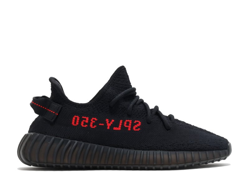 Image of Yeezy Boost 350 V2 Black/Red "Bred"