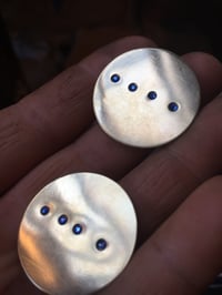 Image 2 of Cosmic Disc Earrings 