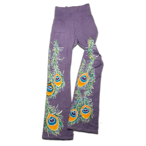 Image of Peacock Yoga Pants