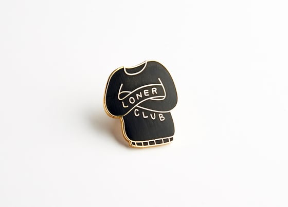 Image of Loner Sweater pin (hard enamel)