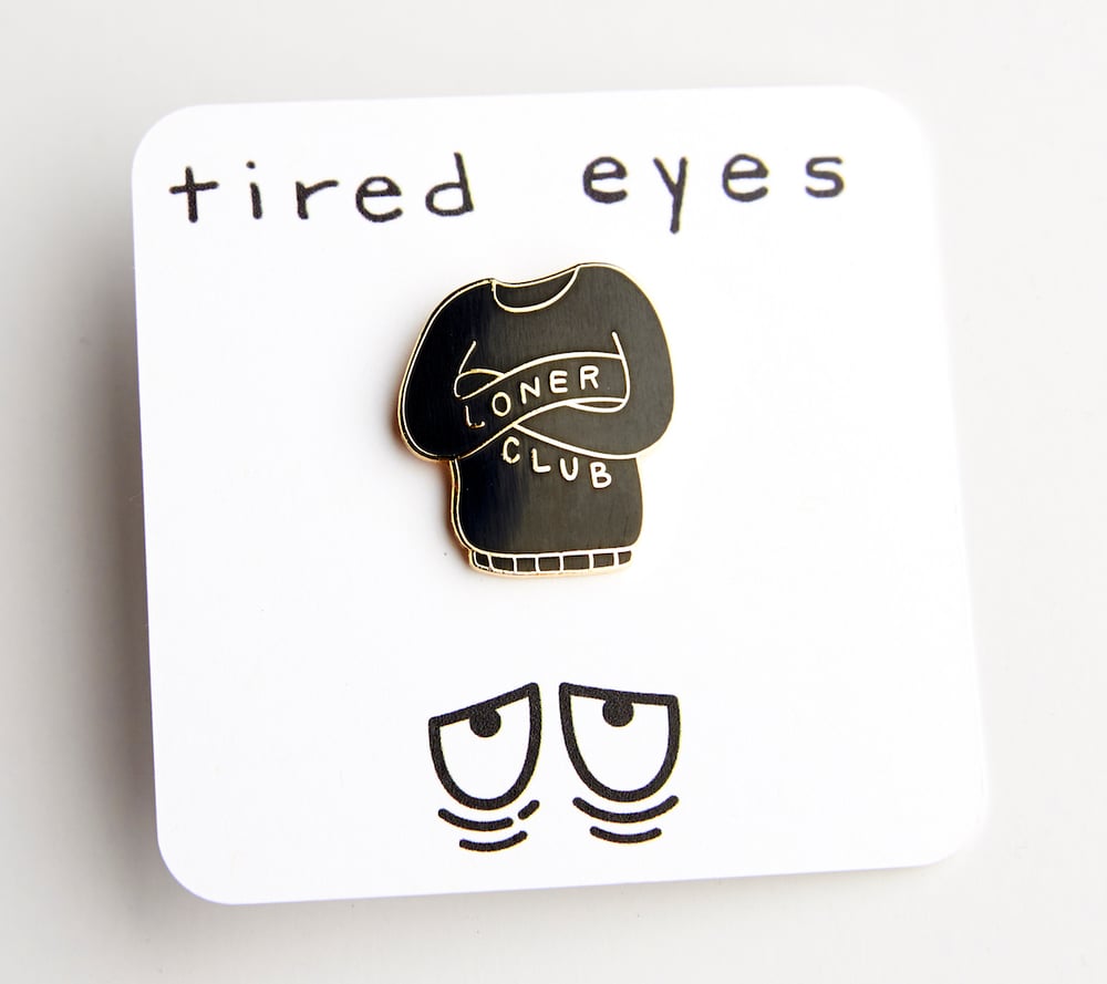 Image of Loner Sweater pin (hard enamel)