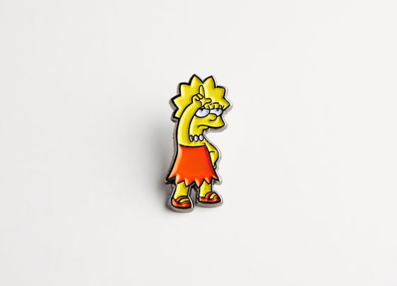 Image of Lisa Loser pin v2 (soft enamel)