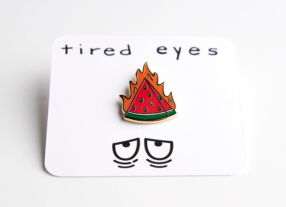 Image of Fire Melon pin (hard enamel)