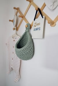 Image 4 of Crochet Droplet basket