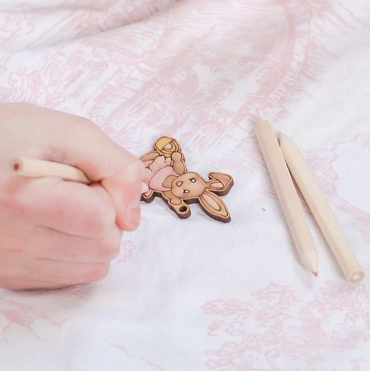 Image of BALLET EASTER Bunny Necklace