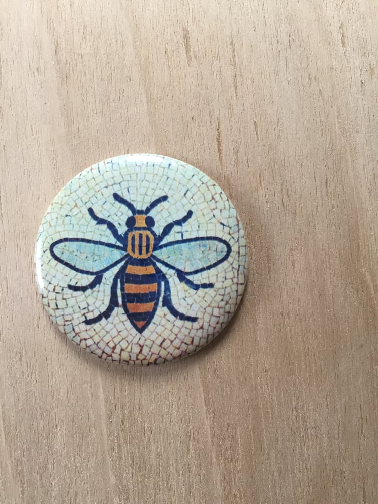Image of Manchester Worker Bee Tile Fridge Magnet