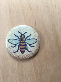 Image 1 of Manchester Worker Bee Tile Fridge Magnet