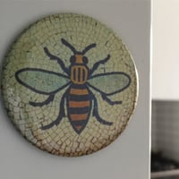 Image 2 of Manchester Worker Bee Tile Fridge Magnet