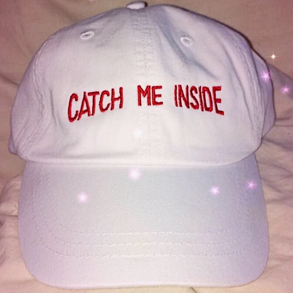 Image of catch me inside (netflix dad hat)