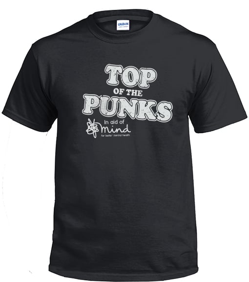 Image of Mens 'Top Of The Punks' Official Tee - Black