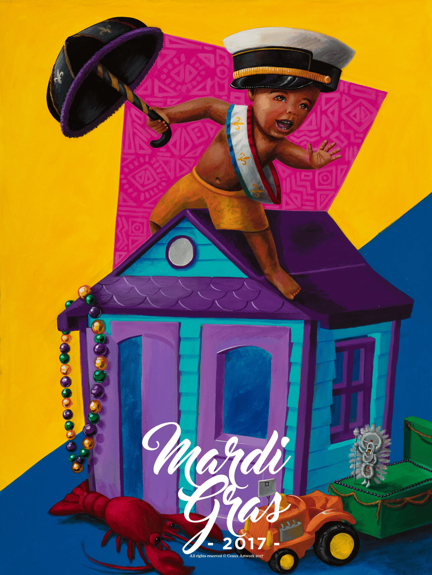 Image of Mardi Gras Poster 2017