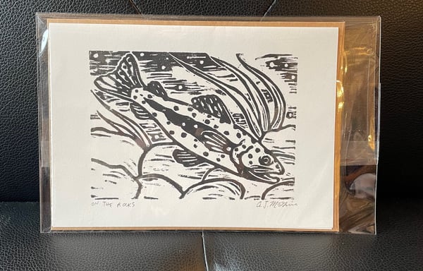 Image of “On the Rocks” Hand Made Greeting Card