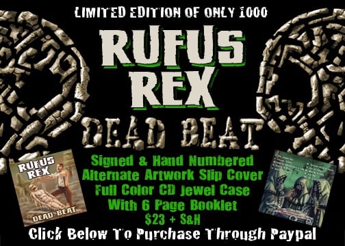 Image of Creature Feature Presents: Rufus Rex ~ Dead Beat CD