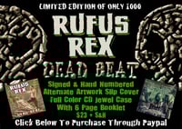 Image 4 of Creature Feature Presents: Rufus Rex ~ Dead Beat CD