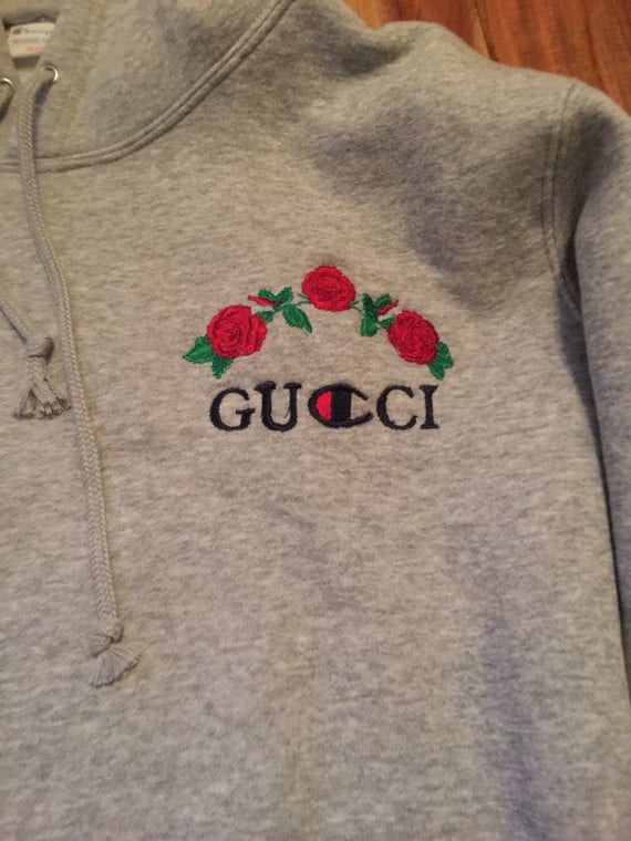 gucci x champion hoodie price