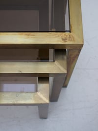 Image 2 of Nest of Tables with Smoked Glass Top