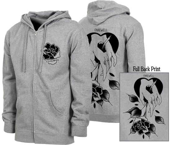 Image of "FAREWELL" zip-up hoodie (Pre-order)