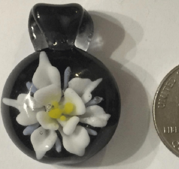 Image of White Flower Pendant