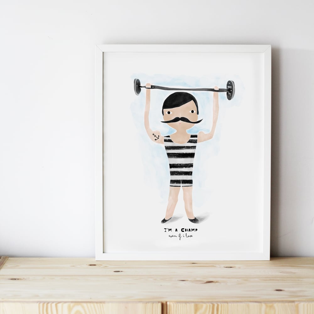 Image of ART PRINT | CHAMP