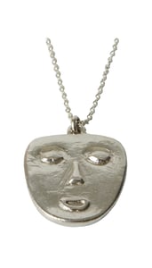 Image of Mask Necklace silver