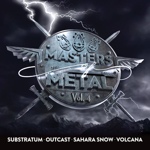 Image of V/A (SUBSTRATUM - OUTCAST - SAHARA SNOW - VOLCANA) - Masters Of Metal: Volume 4