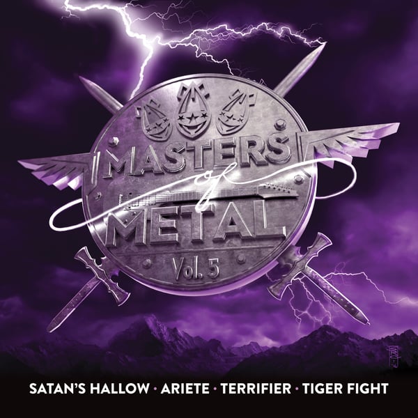 Image of V/A (SATAN'S HALLOW - ARIETE - TERRIFIER - TIGER FIGHT) - Masters Of Metal: Volume 5