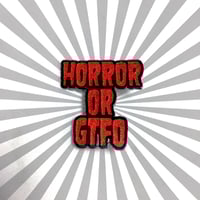 Image 2 of Horror Or GTFO GLITTER (Enamel Pin)