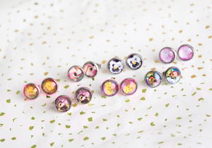 Image of Floral and Fauna 10mm Studs Collection 