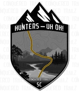 Image of "Hunters - Uh Uoh!" Trail Badge