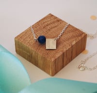 Image 2 of Jade And Square Necklace