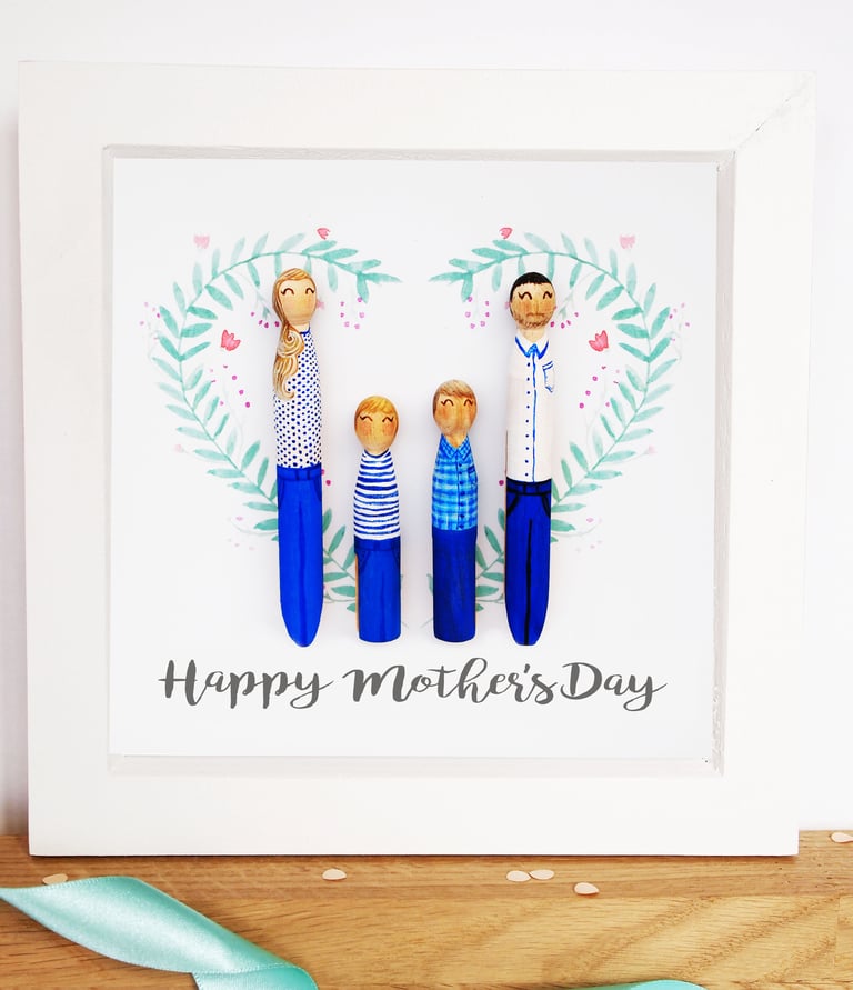 Mother's Day Peg Portrait