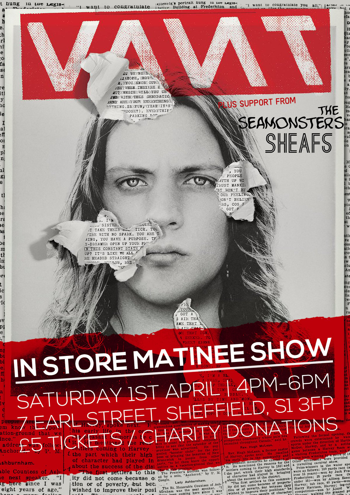 Image of RECORD JUNKEE PRESENTS: VANT IN STORE SHOW!
