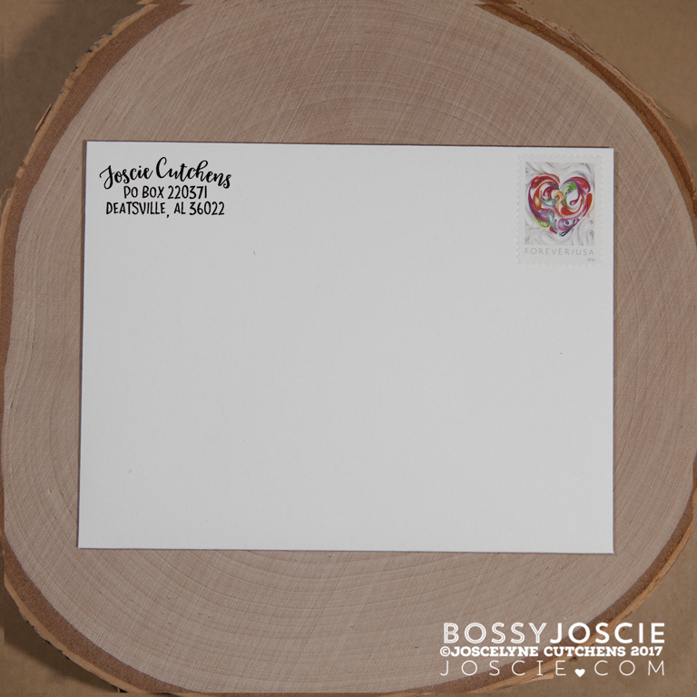 Curved Name Address Stamp Image 3